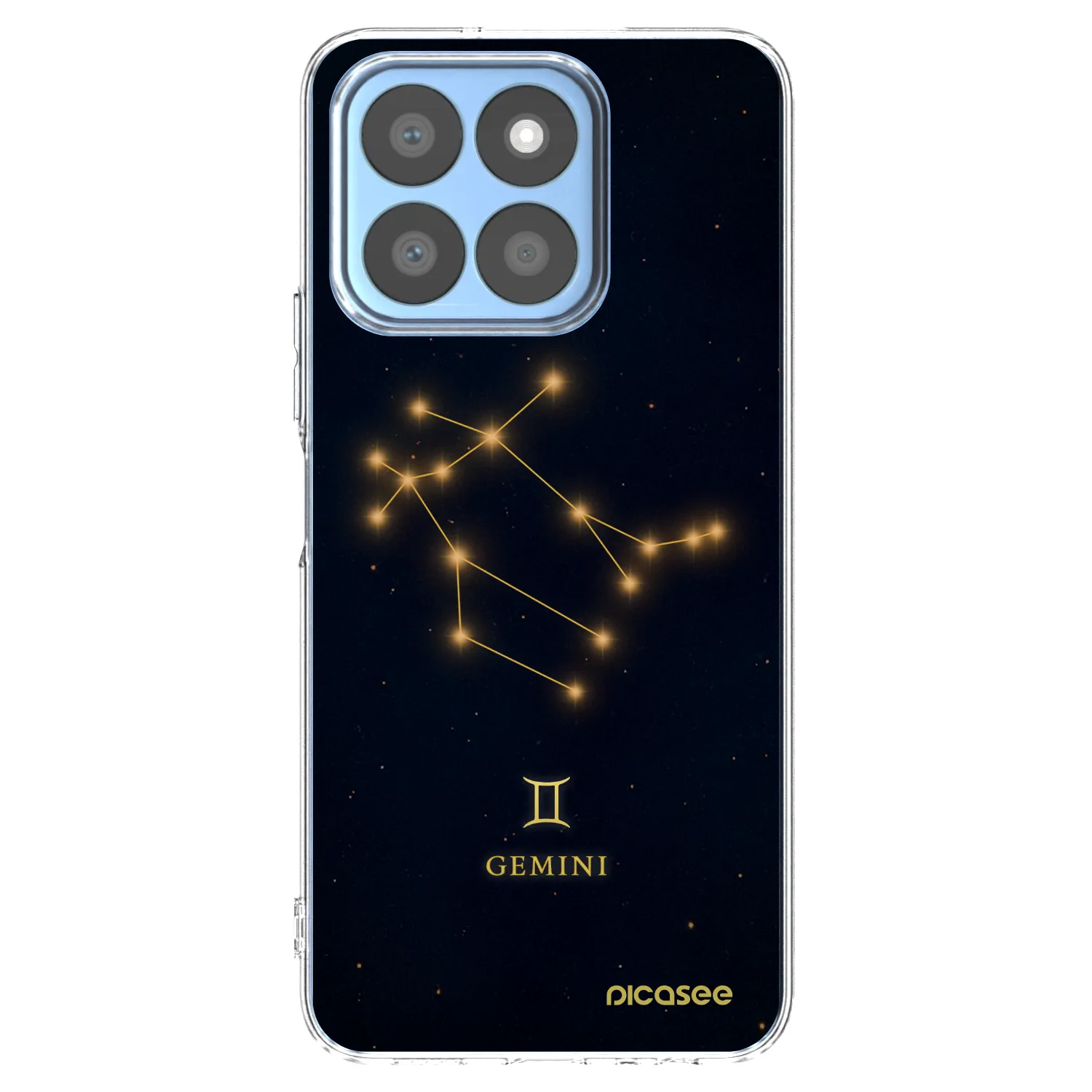 Picasee átlátszó szilikon tok az alábbi mobiltelefonokra Honor X8c - GEMINI