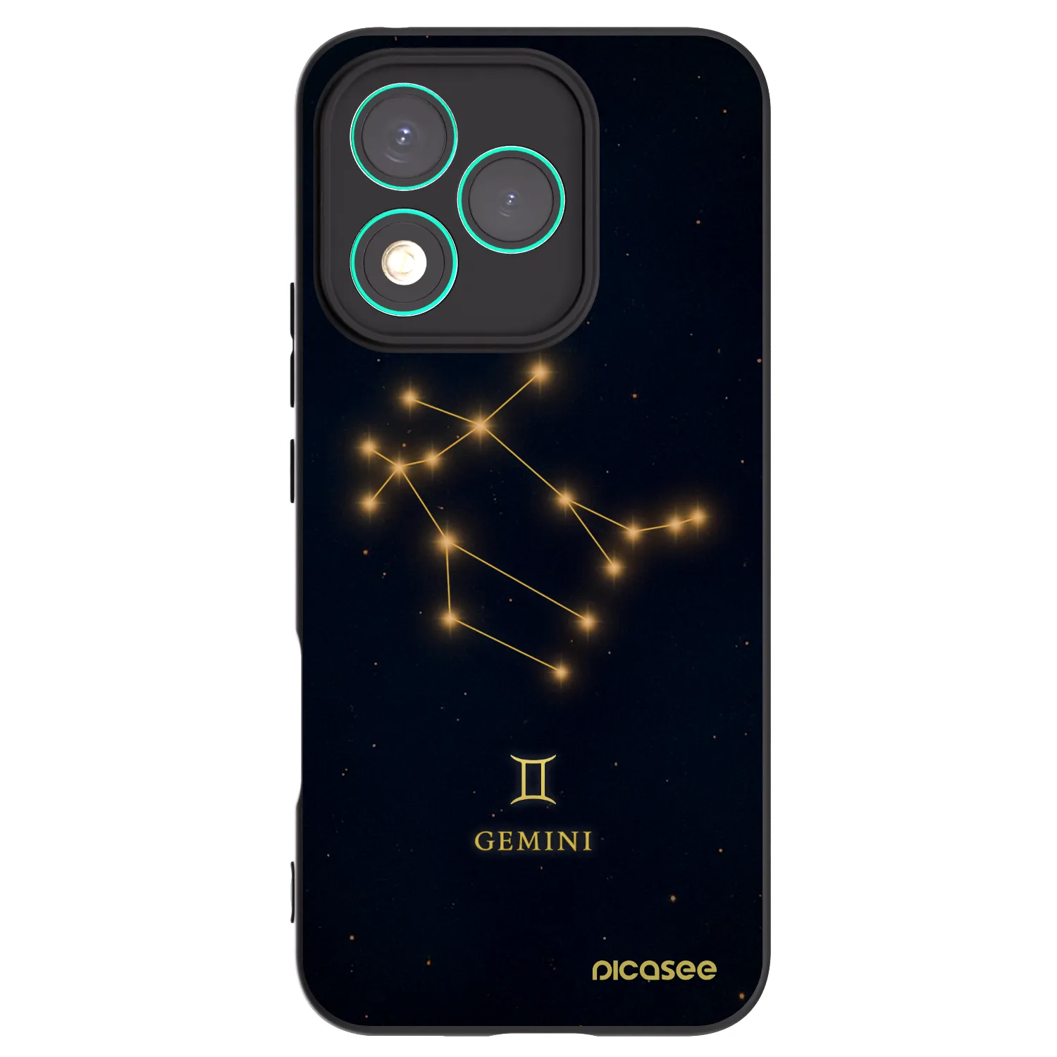 Picasee fekete szilikon tok az alábbi mobiltelefonokra Honor 400 Lite 5G - GEMINI