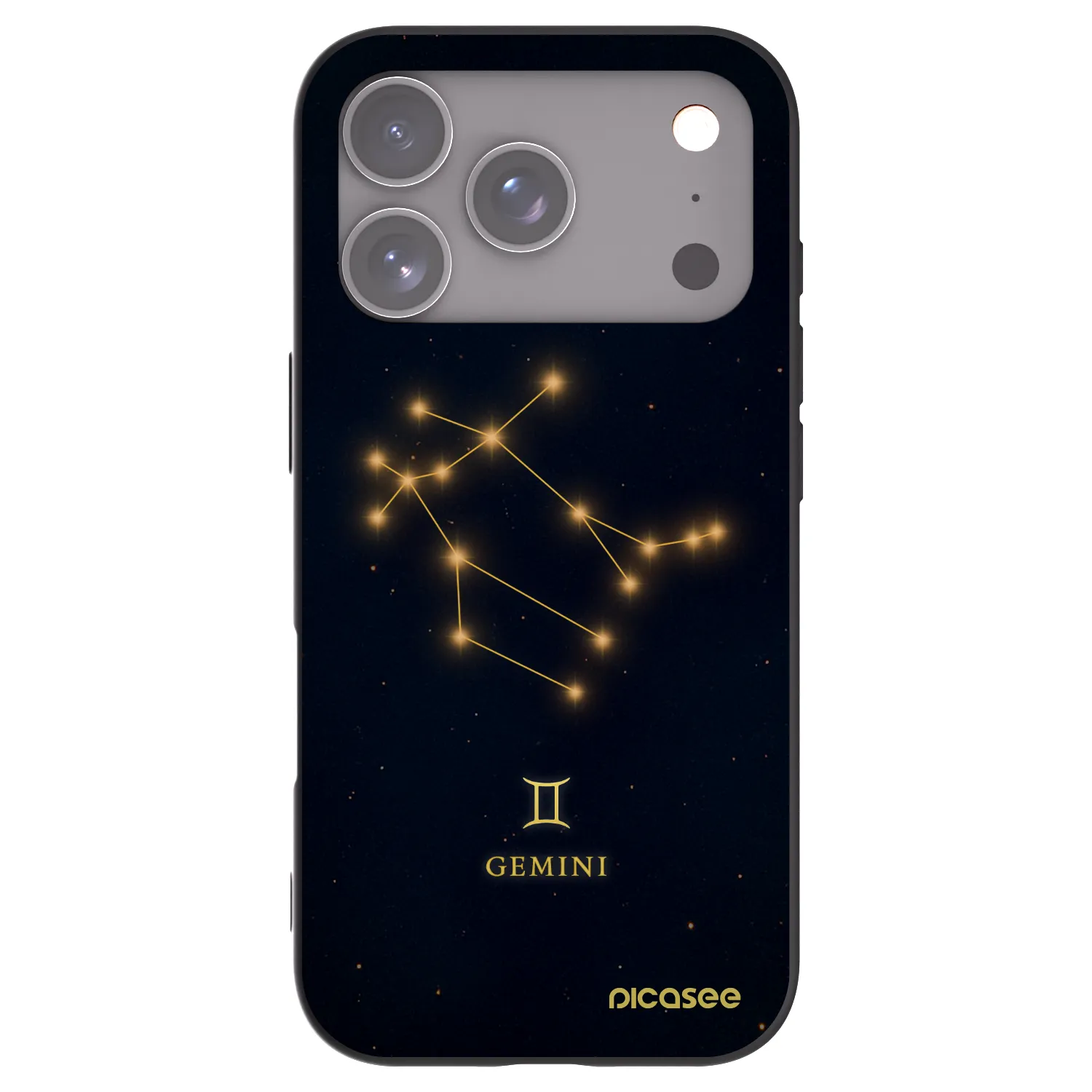 Picasee fekete szilikon tok az alábbi mobiltelefonokra Apple iPhone 17 Pro - GEMINI