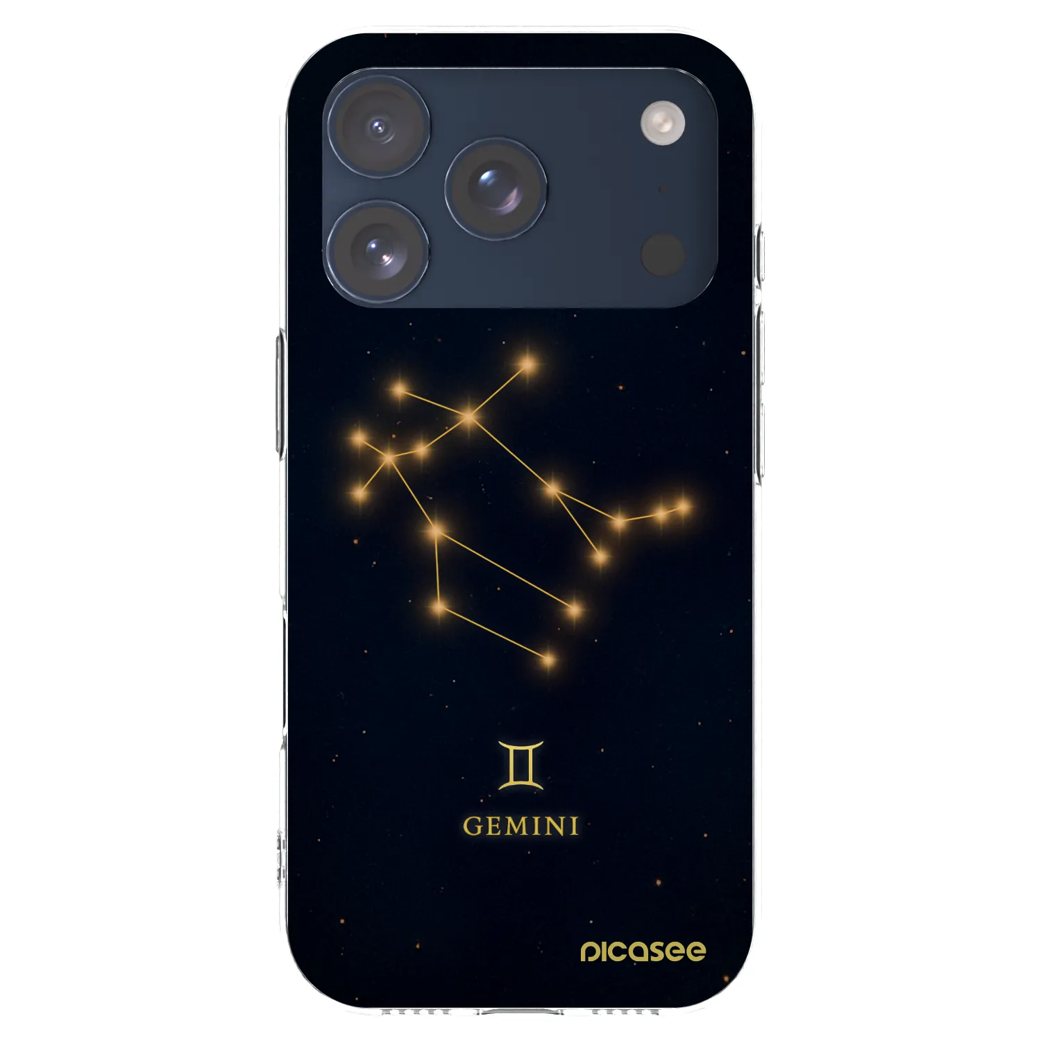 Picasee átlátszó szilikon tok az alábbi mobiltelefonokra Apple iPhone 17 Pro - GEMINI