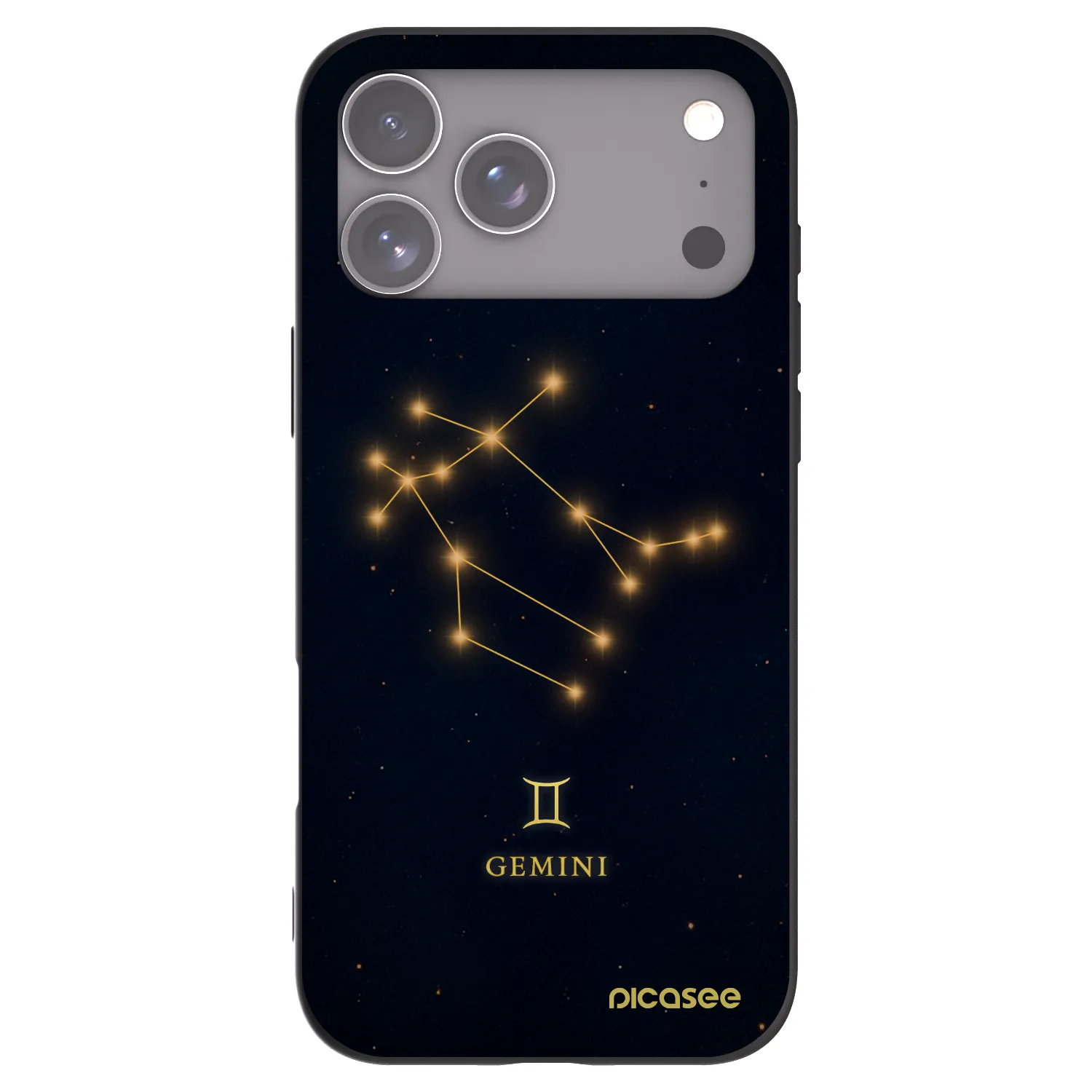 Picasee fekete szilikon tok az alábbi mobiltelefonokra Apple iPhone 17 Pro Max - GEMINI