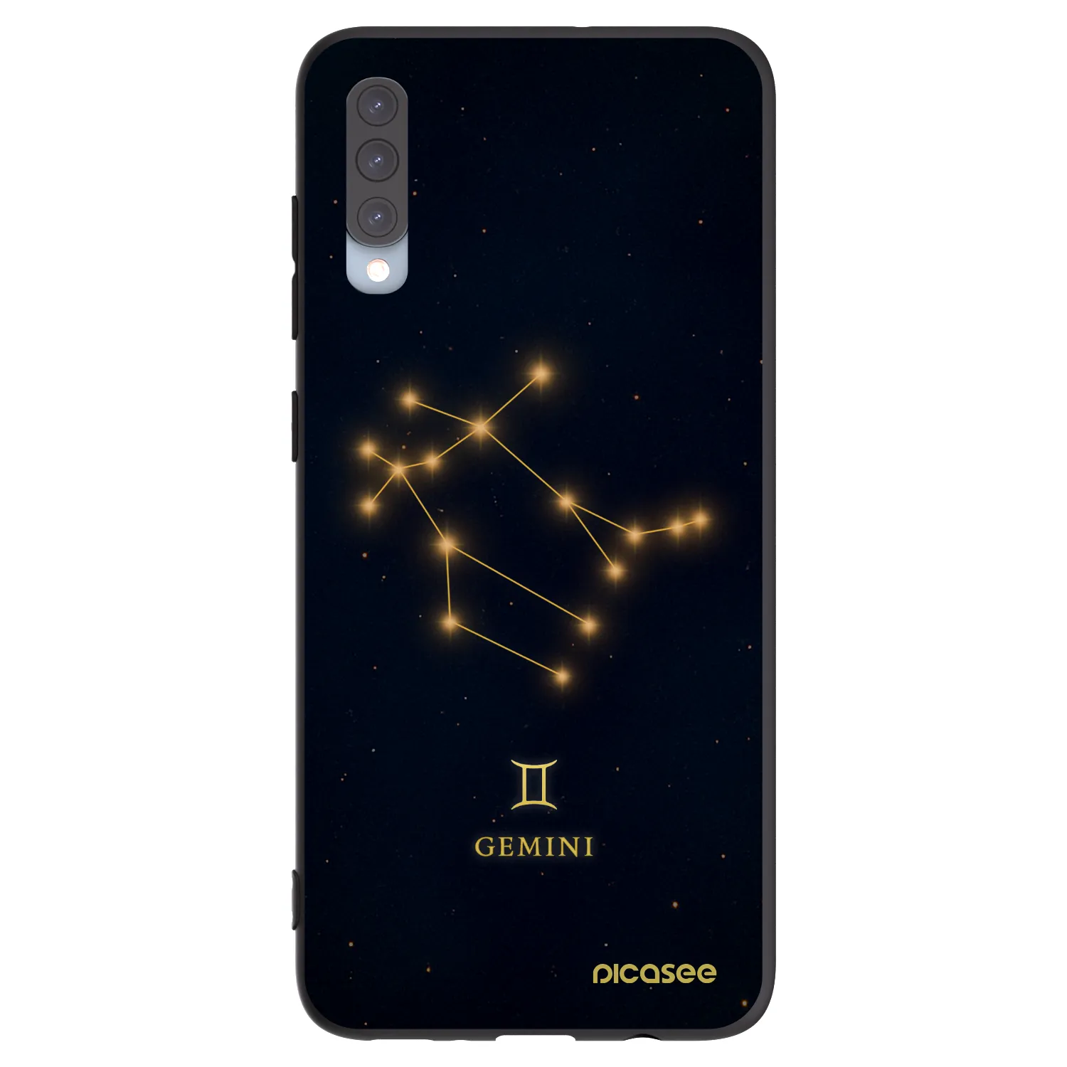 Picasee fekete szilikon tok az alábbi mobiltelefonokra Samsung Galaxy A70 A705F - GEMINI