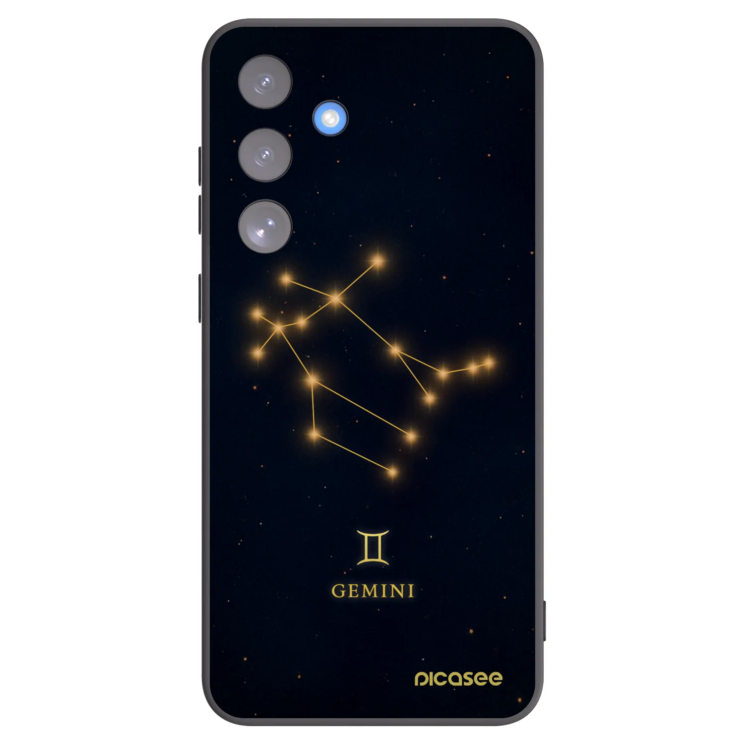 Picasee fekete szilikon tok az alábbi mobiltelefonokra Samsung Galaxy S25 FE 5G - GEMINI