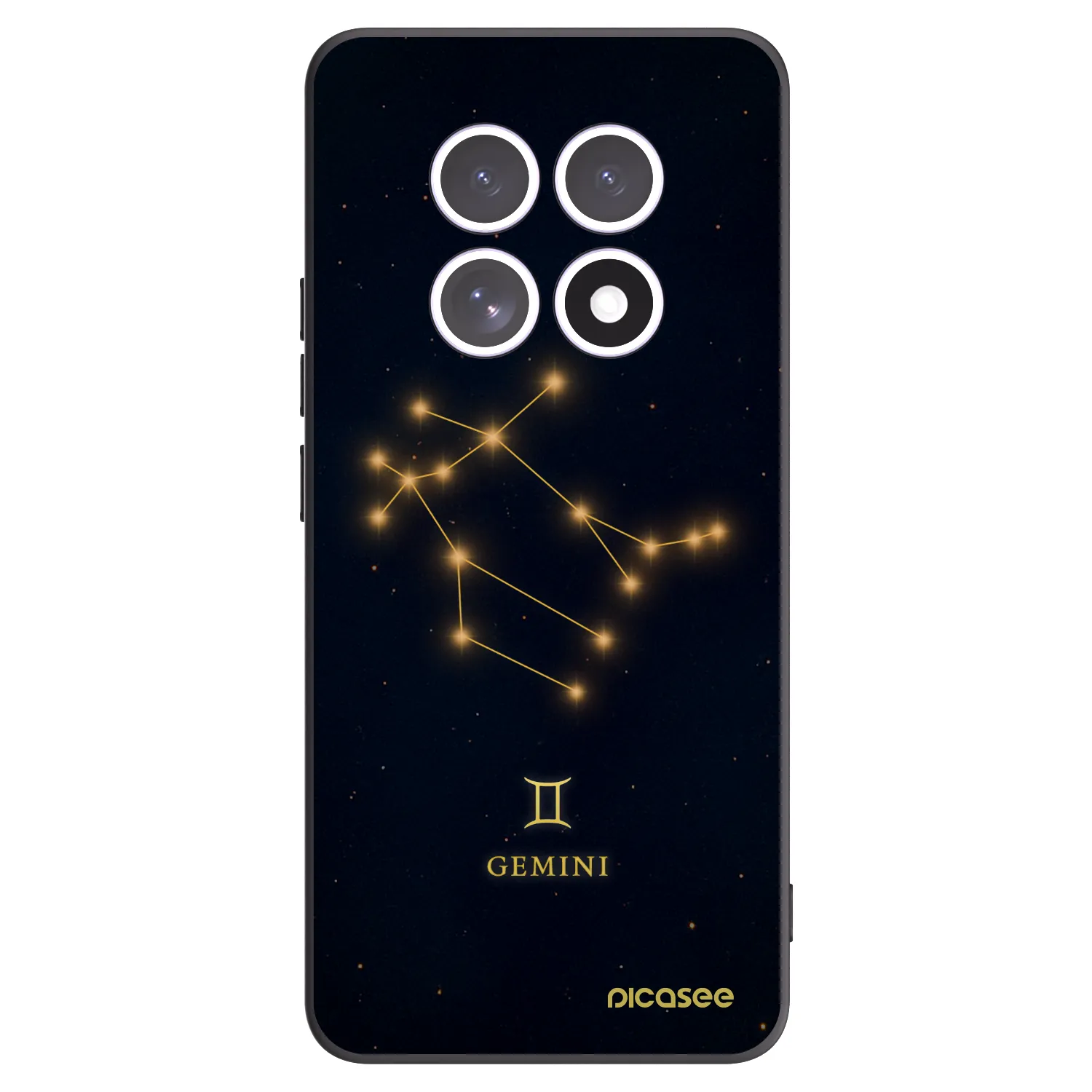 Picasee fekete szilikon tok az alábbi mobiltelefonokra Xiaomi Redmi Note 15 - GEMINI