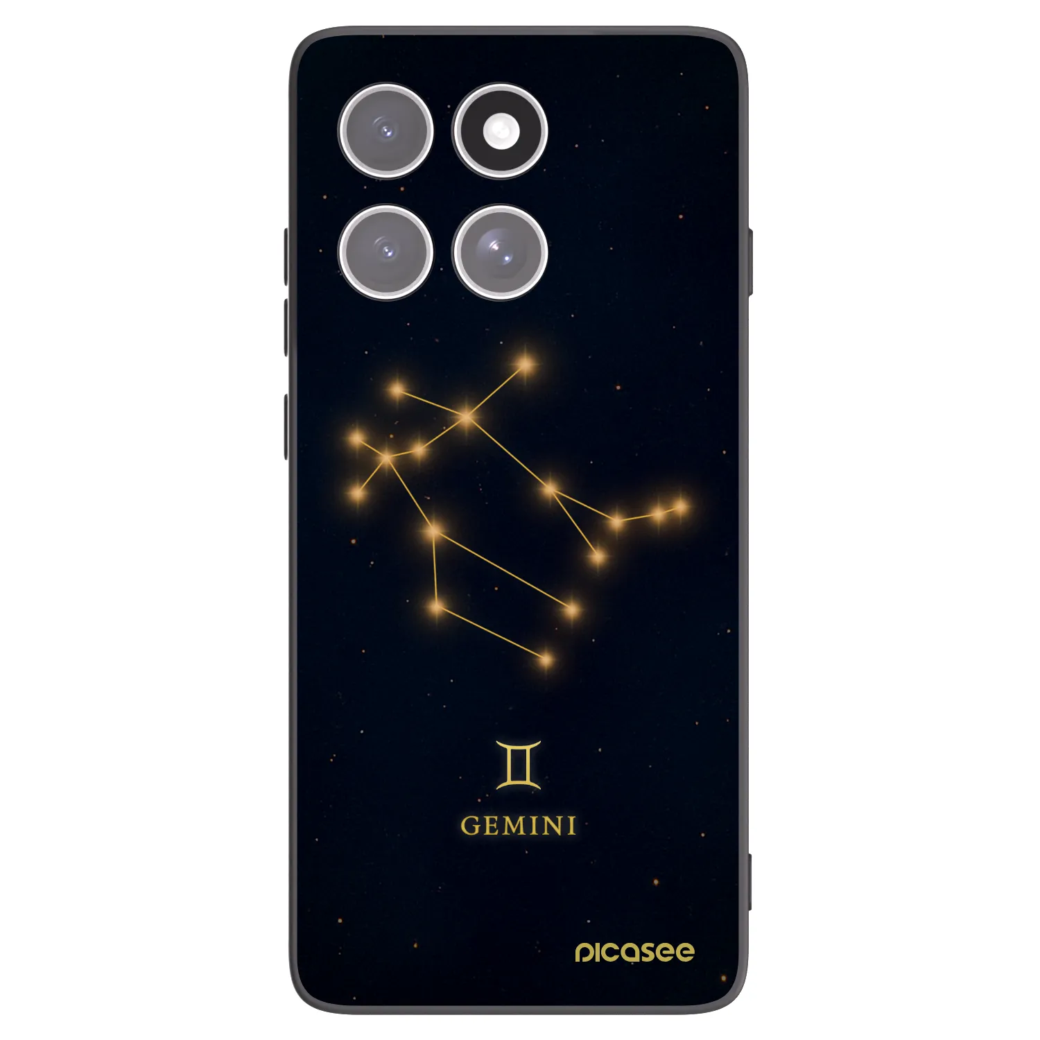 Picasee fekete szilikon tok az alábbi mobiltelefonokra Motorola Edge 60 Fusion - GEMINI