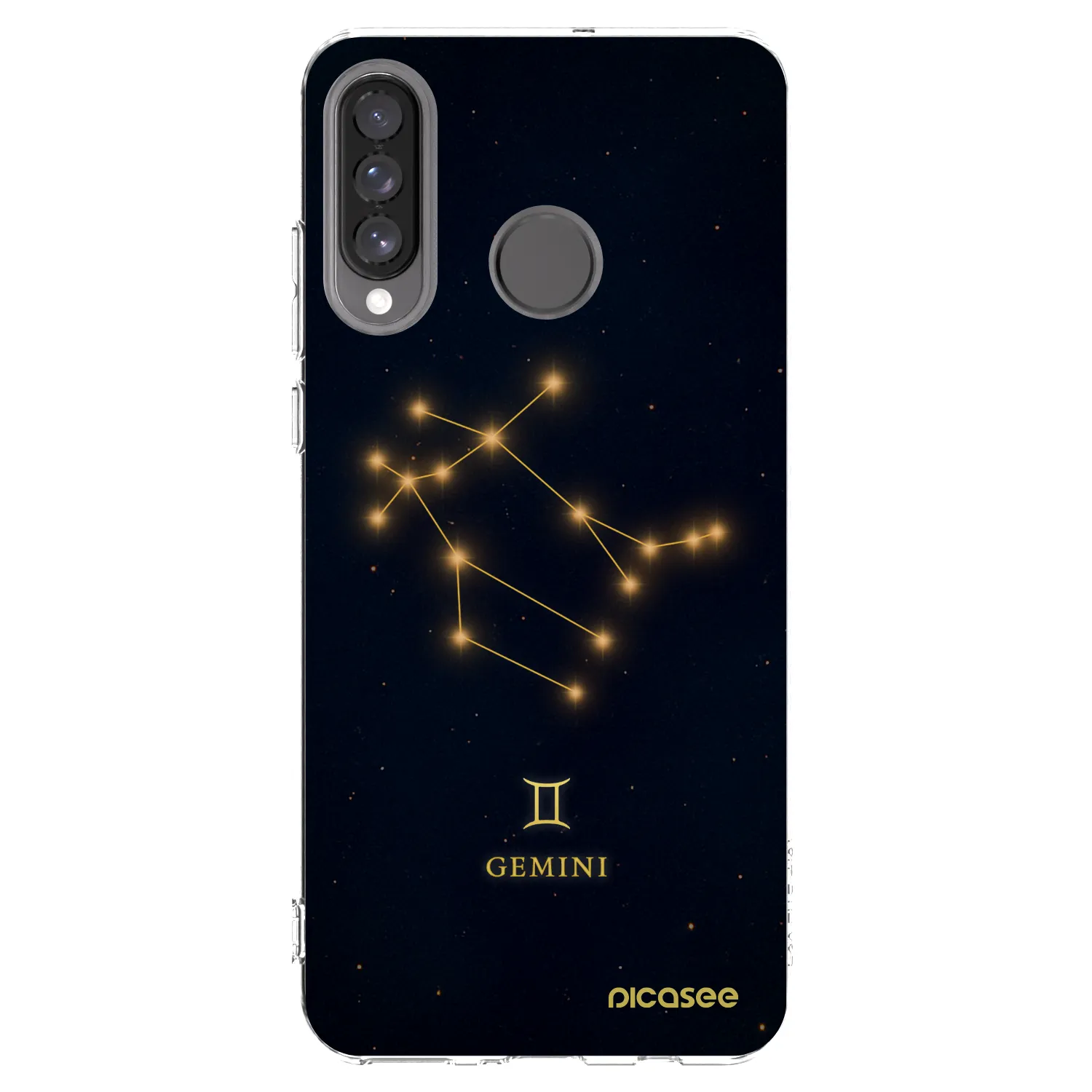 Picasee átlátszó szilikon tok az alábbi mobiltelefonokra Huawei P30 Lite - GEMINI