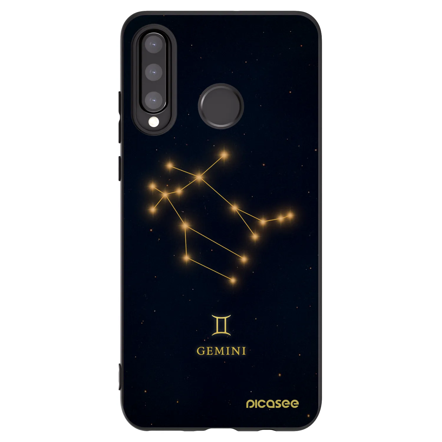 Picasee fekete szilikon tok az alábbi mobiltelefonokra Huawei P30 Lite - GEMINI