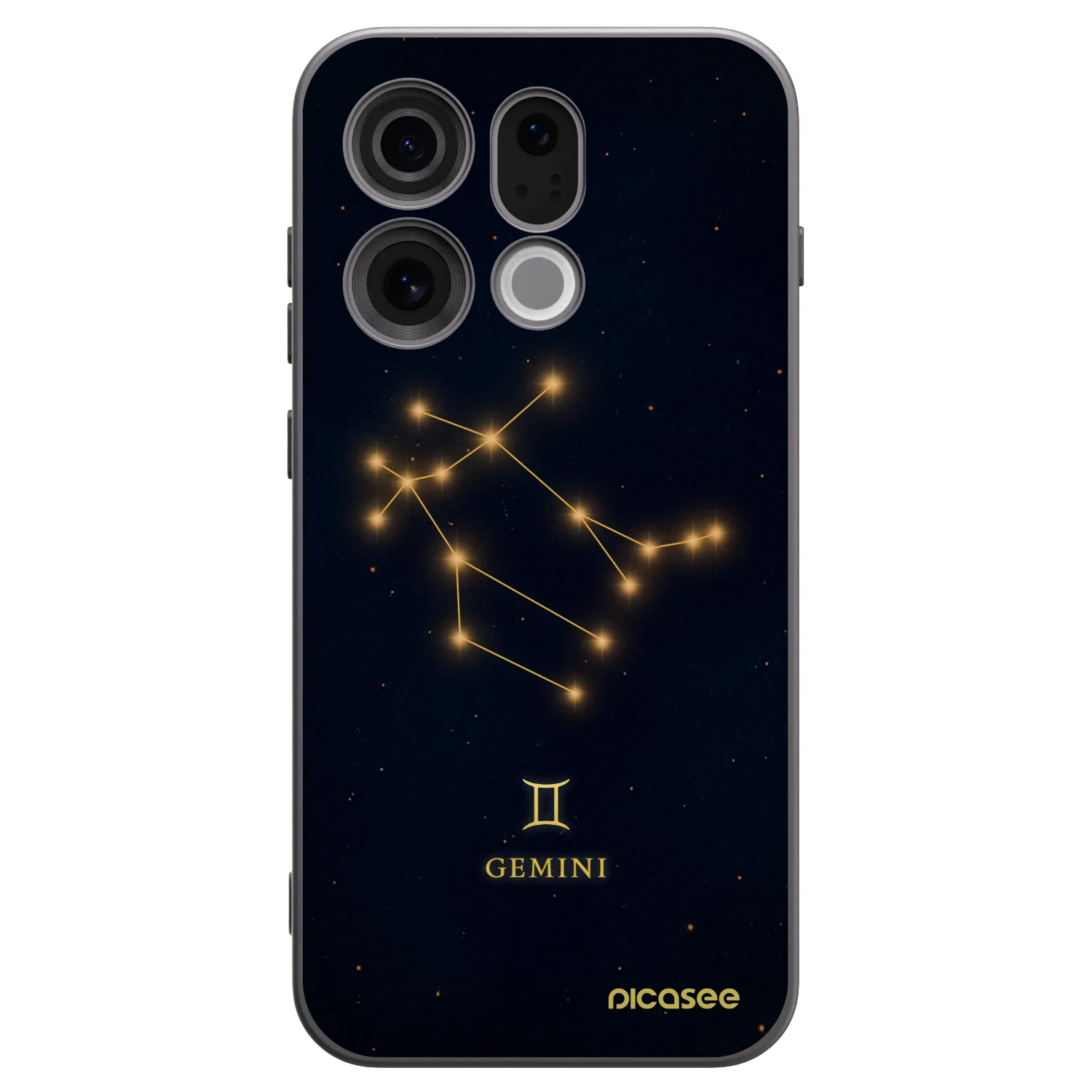 Picasee fekete szilikon tok az alábbi mobiltelefonokra OPPO Find X9 - GEMINI