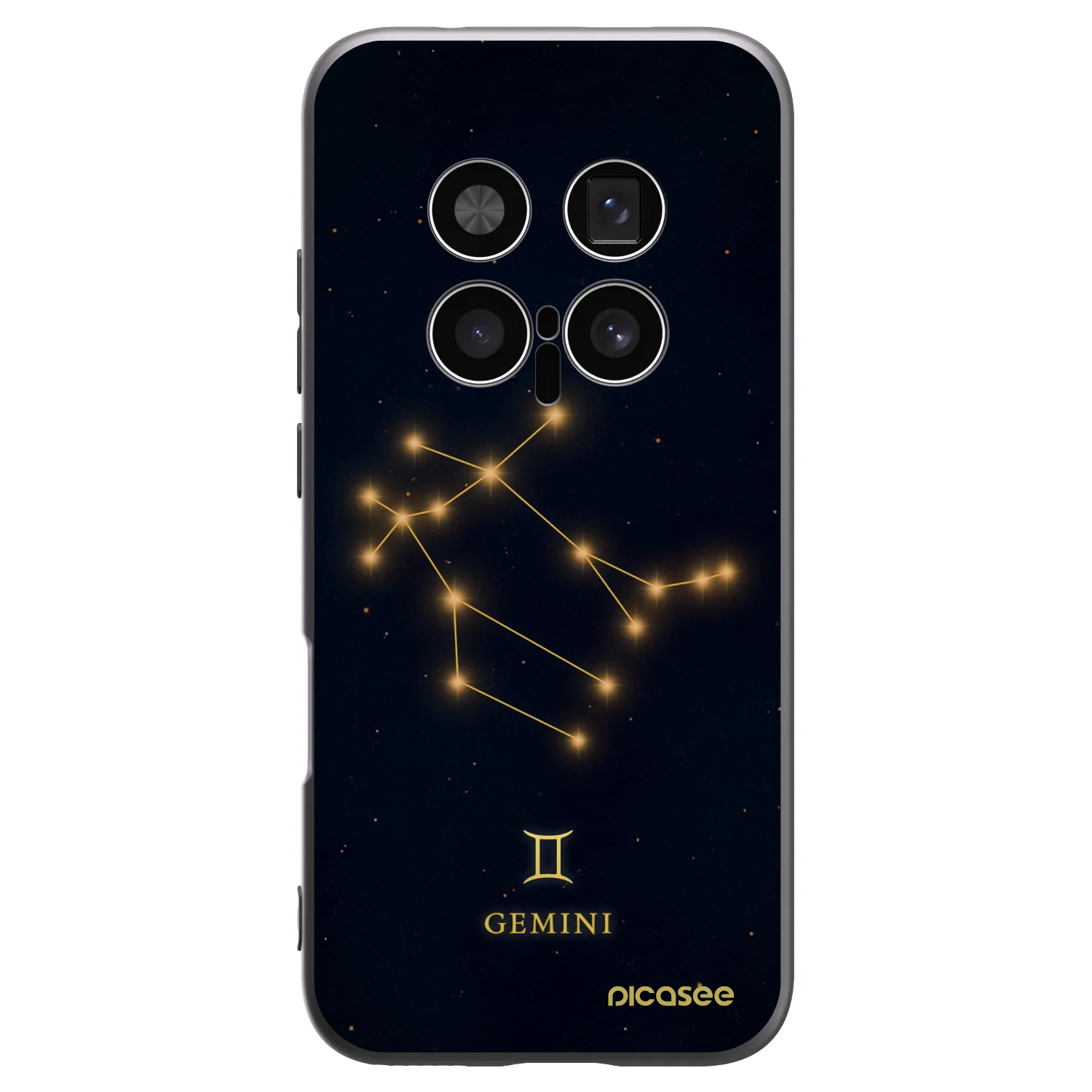 Picasee fekete szilikon tok az alábbi mobiltelefonokra Honor Magic8 Pro 5G - GEMINI