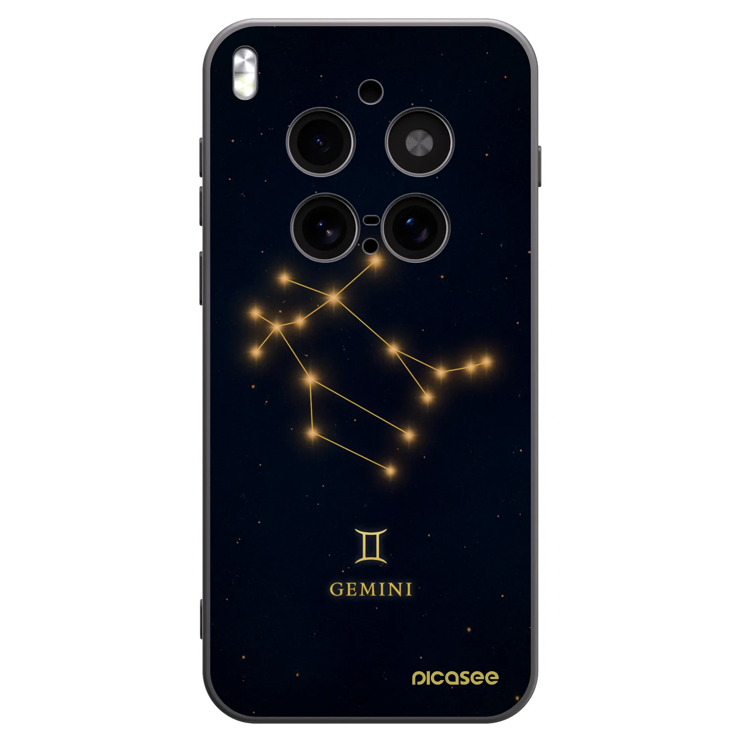 Picasee fekete szilikon tok az alábbi mobiltelefonokra Vivo X300 Pro - GEMINI