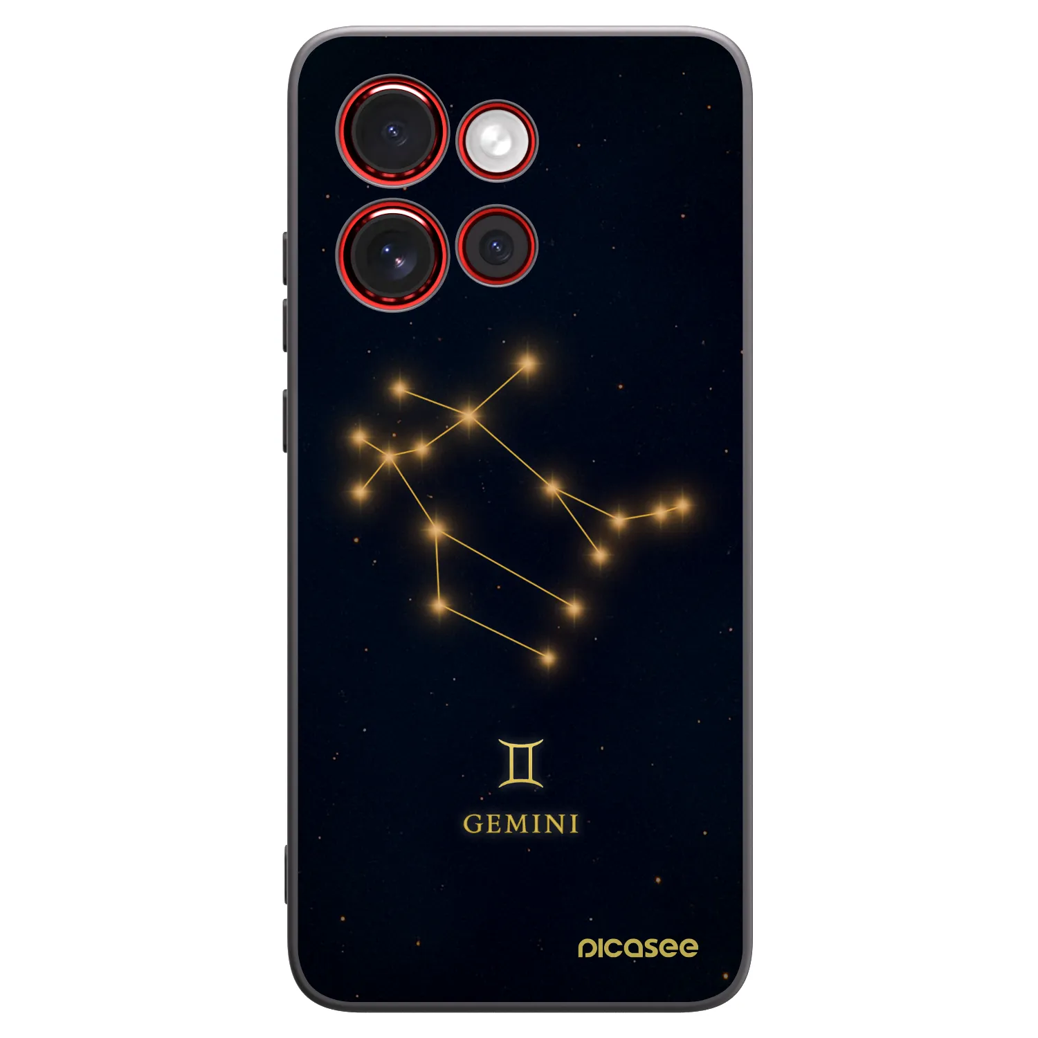 Picasee fekete szilikon tok az alábbi mobiltelefonokra Motorola Edge 60 Neo 5G - GEMINI