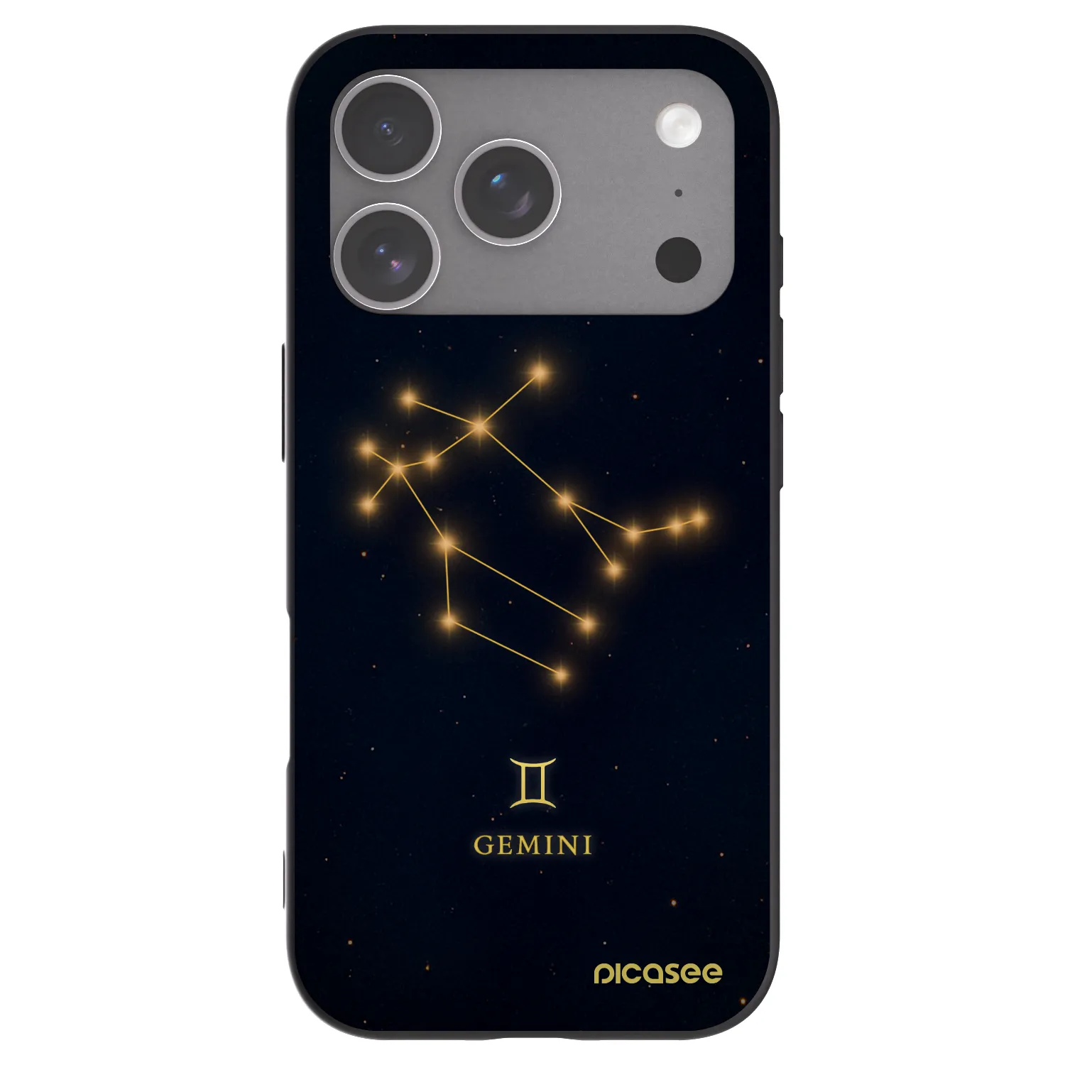 Picasee fekete szilikon tok az alábbi mobiltelefonokra Apple iPhone 18 Pro - GEMINI