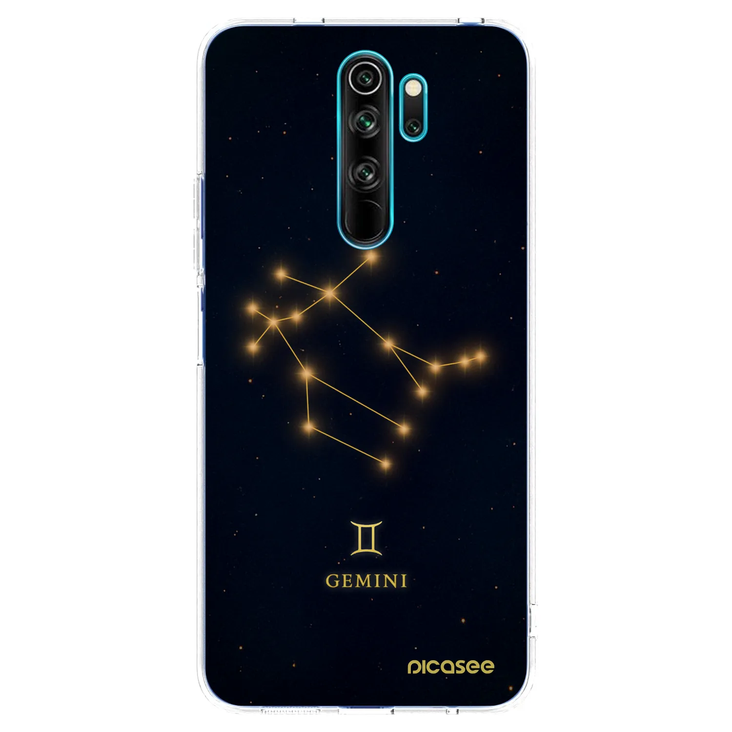 Picasee átlátszó szilikon tok az alábbi mobiltelefonokra Xiaomi Redmi Note 8 Pro - GEMINI