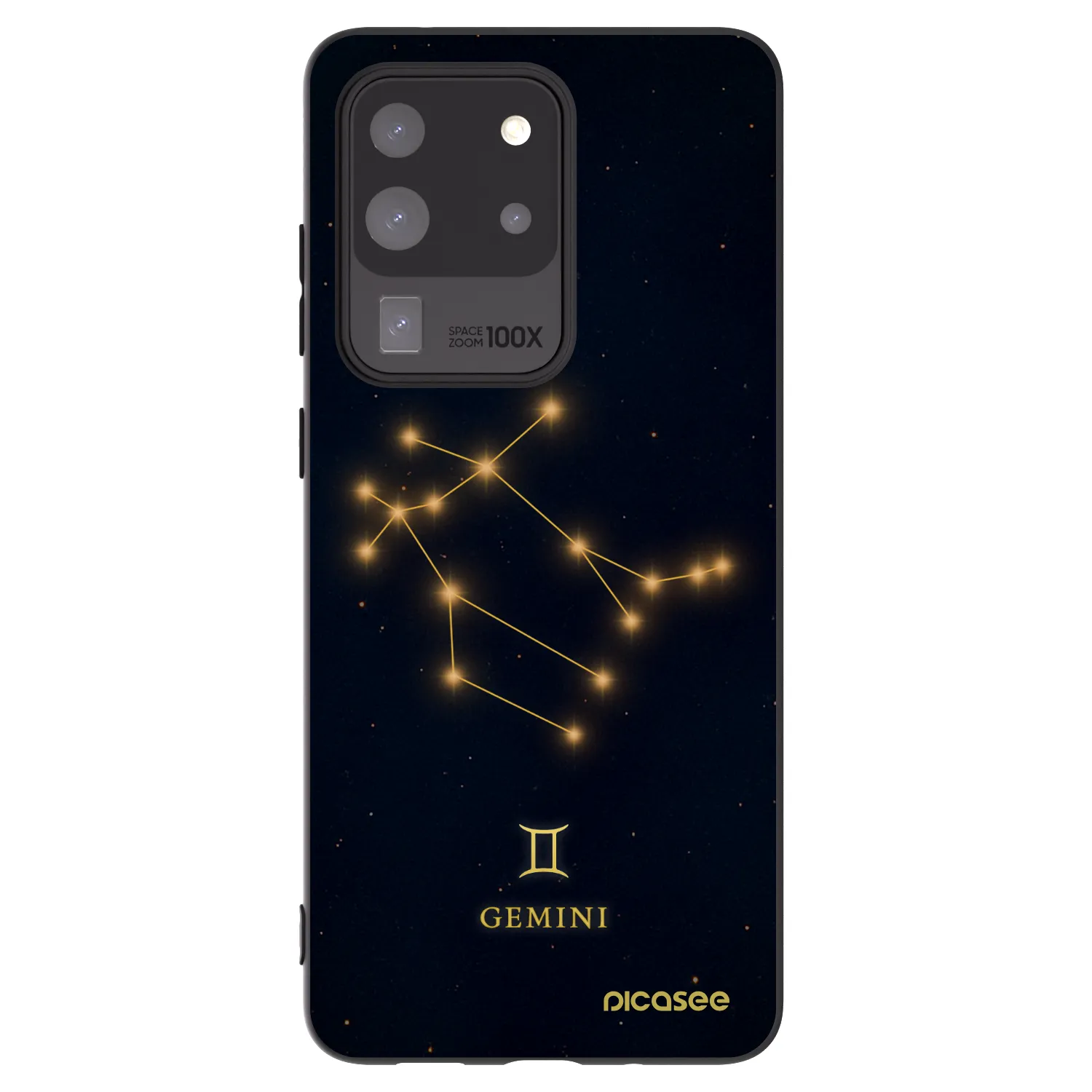Picasee fekete szilikon tok az alábbi mobiltelefonokra Samsung Galaxy S20 Ultra 5G G988F - GEMINI