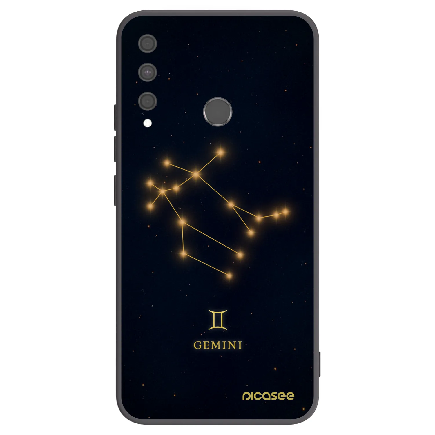 Picasee fekete szilikon tok az alábbi mobiltelefonokra Huawei P40 Lite E - GEMINI