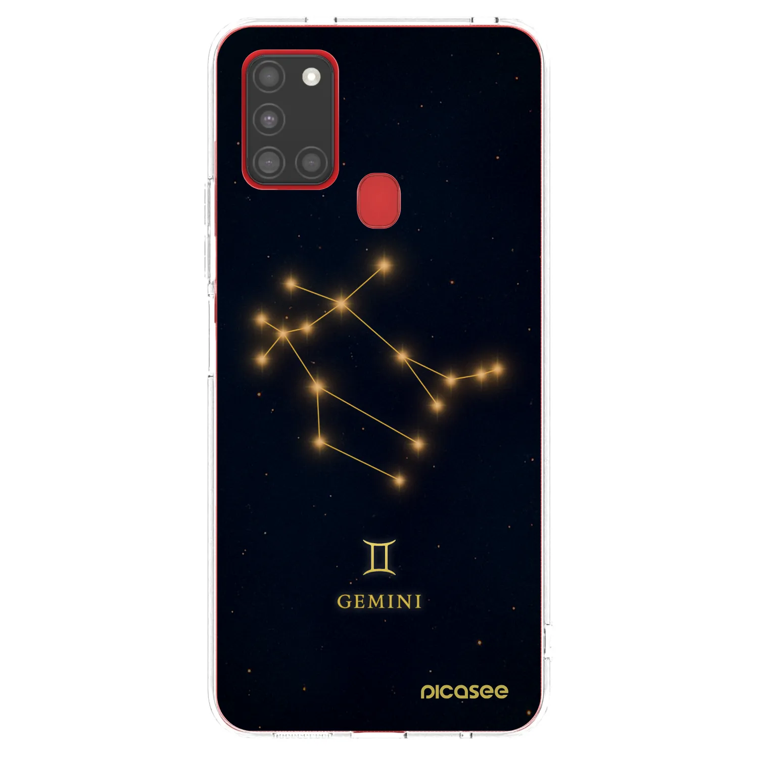 Picasee átlátszó szilikon tok az alábbi mobiltelefonokra Samsung Galaxy A21s - GEMINI