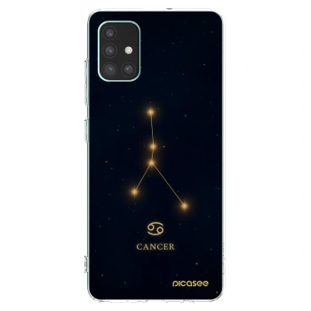 Picasee átlátszó szilikon tok az alábbi mobiltelefonokra Samsung Galaxy M51 M515F - CANCER