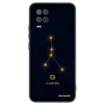Picasee fekete szilikon tok az alábbi mobiltelefonokra Realme 8 5G - CANCER