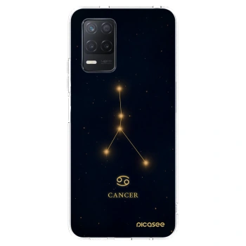 Picasee átlátszó szilikon tok az alábbi mobiltelefonokra Realme 8 5G - CANCER