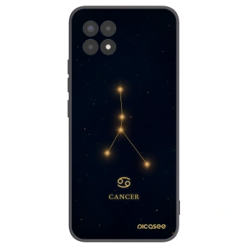 Picasee fekete szilikon tok az alábbi mobiltelefonokra Realme 8i - CANCER