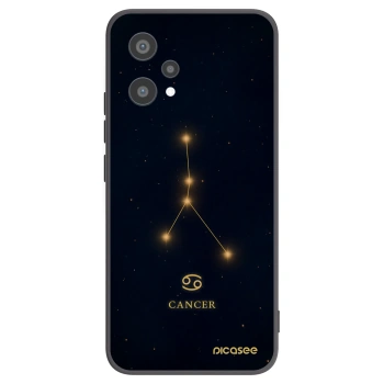 Picasee fekete szilikon tok az alábbi mobiltelefonokra Realme 9 Pro 5G - CANCER