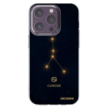 Picasee átlátszó szilikon tok az alábbi mobiltelefonokra Apple iPhone 14 Pro - CANCER