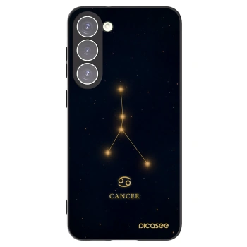 Picasee fekete szilikon tok az alábbi mobiltelefonokra Samsung Galaxy S23+ 5G - CANCER