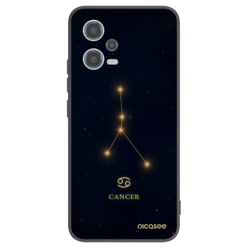 Picasee fekete szilikon tok az alábbi mobiltelefonokra Xiaomi Redmi Note 12 5G - CANCER