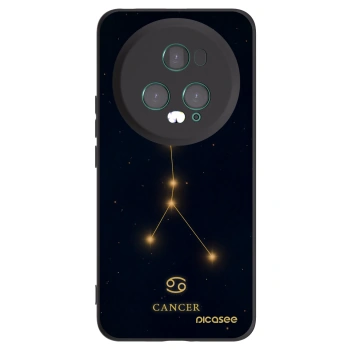 Picasee fekete szilikon tok az alábbi mobiltelefonokra Honor Magic5 Pro - CANCER