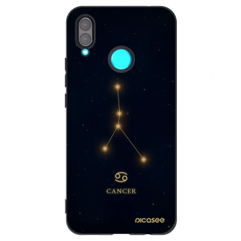Picasee fekete szilikon tok az alábbi mobiltelefonokra Huawei Nova 3 - CANCER