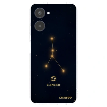 Picasee átlátszó szilikon tok az alábbi mobiltelefonokra Realme 10 4G - CANCER