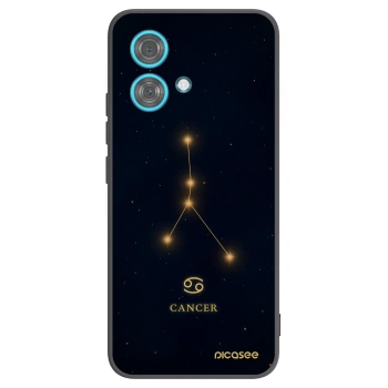 Picasee fekete szilikon tok az alábbi mobiltelefonokra Motorola Edge 40 Neo - CANCER