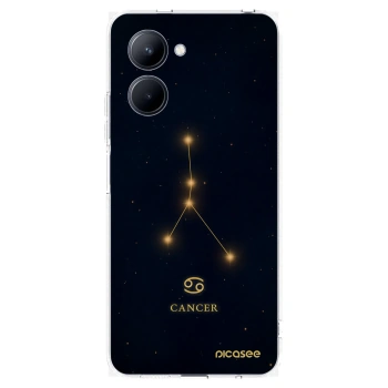 Picasee átlátszó szilikon tok az alábbi mobiltelefonokra Realme C33 (2023) - CANCER