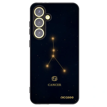 Picasee fekete szilikon tok az alábbi mobiltelefonokra Samsung Galaxy S24 FE S721B - CANCER