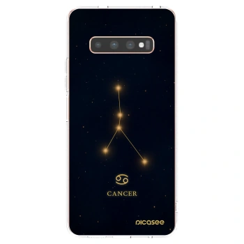 Picasee átlátszó szilikon tok az alábbi mobiltelefonokra Samsung Galaxy S10 Plus G975 - CANCER