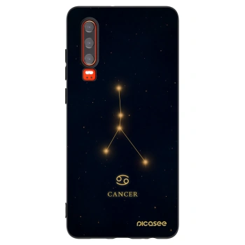 Picasee fekete szilikon tok az alábbi mobiltelefonokra Huawei P30 - CANCER