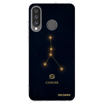 Picasee átlátszó szilikon tok az alábbi mobiltelefonokra Huawei P30 Lite - CANCER