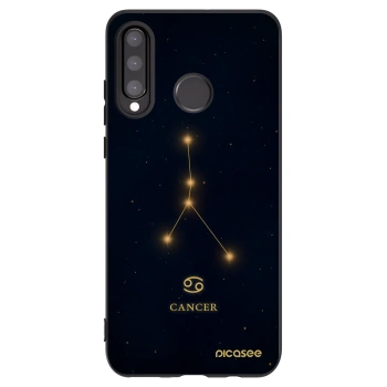 Picasee fekete szilikon tok az alábbi mobiltelefonokra Huawei P30 Lite - CANCER