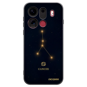 Picasee fekete szilikon tok az alábbi mobiltelefonokra OPPO Find X9 Pro - CANCER