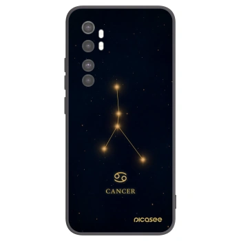 Picasee fekete szilikon tok az alábbi mobiltelefonokra Xiaomi Mi Note 10 Lite - CANCER