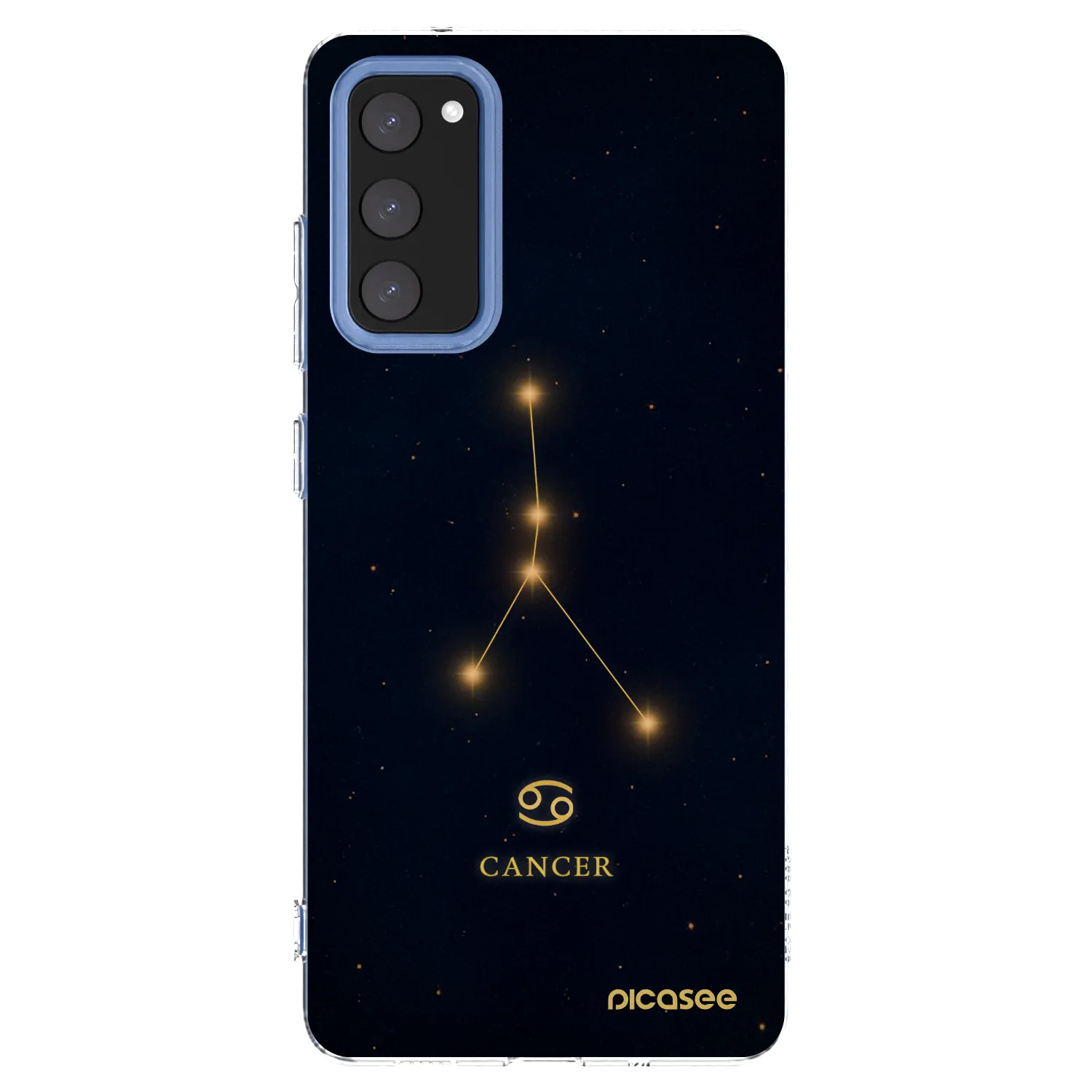 Picasee átlátszó szilikon tok az alábbi mobiltelefonokra Samsung Galaxy S20 FE - CANCER