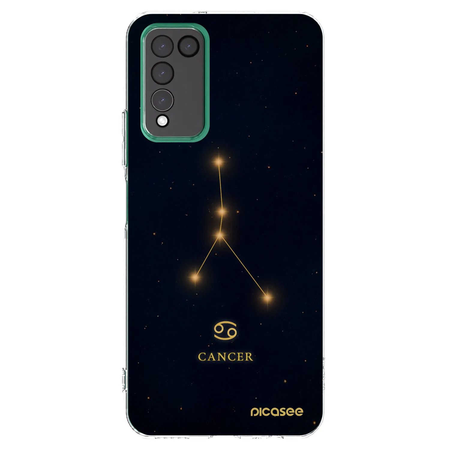 Picasee átlátszó szilikon tok az alábbi mobiltelefonokra Honor 10X Lite - CANCER