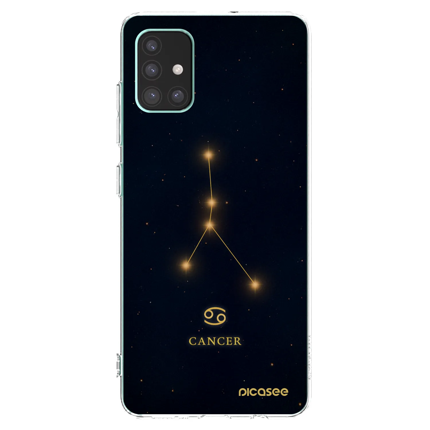 Picasee átlátszó szilikon tok az alábbi mobiltelefonokra Samsung Galaxy M51 M515F - CANCER