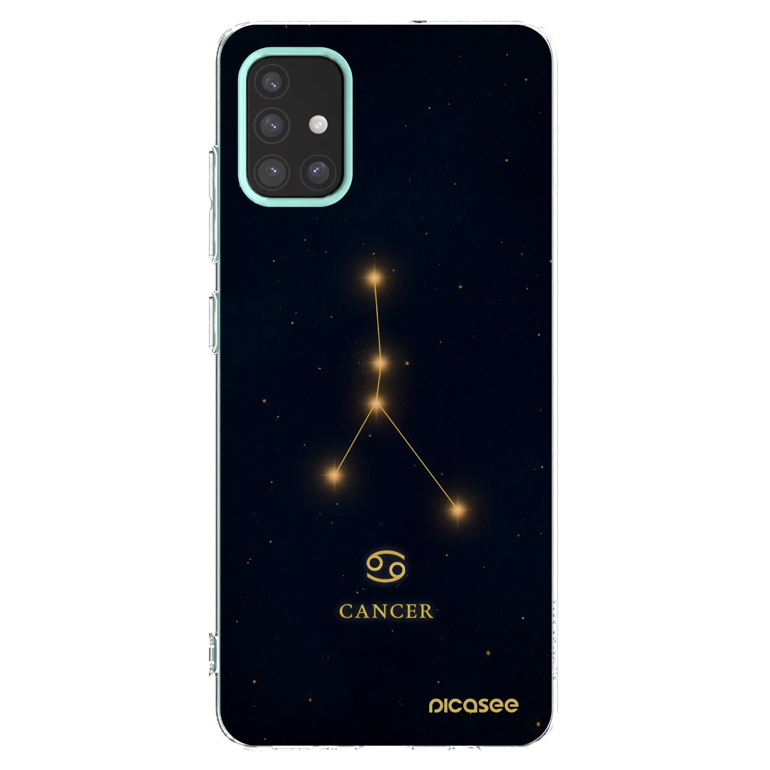 Picasee átlátszó szilikon tok az alábbi mobiltelefonokra Samsung Galaxy M31s - CANCER