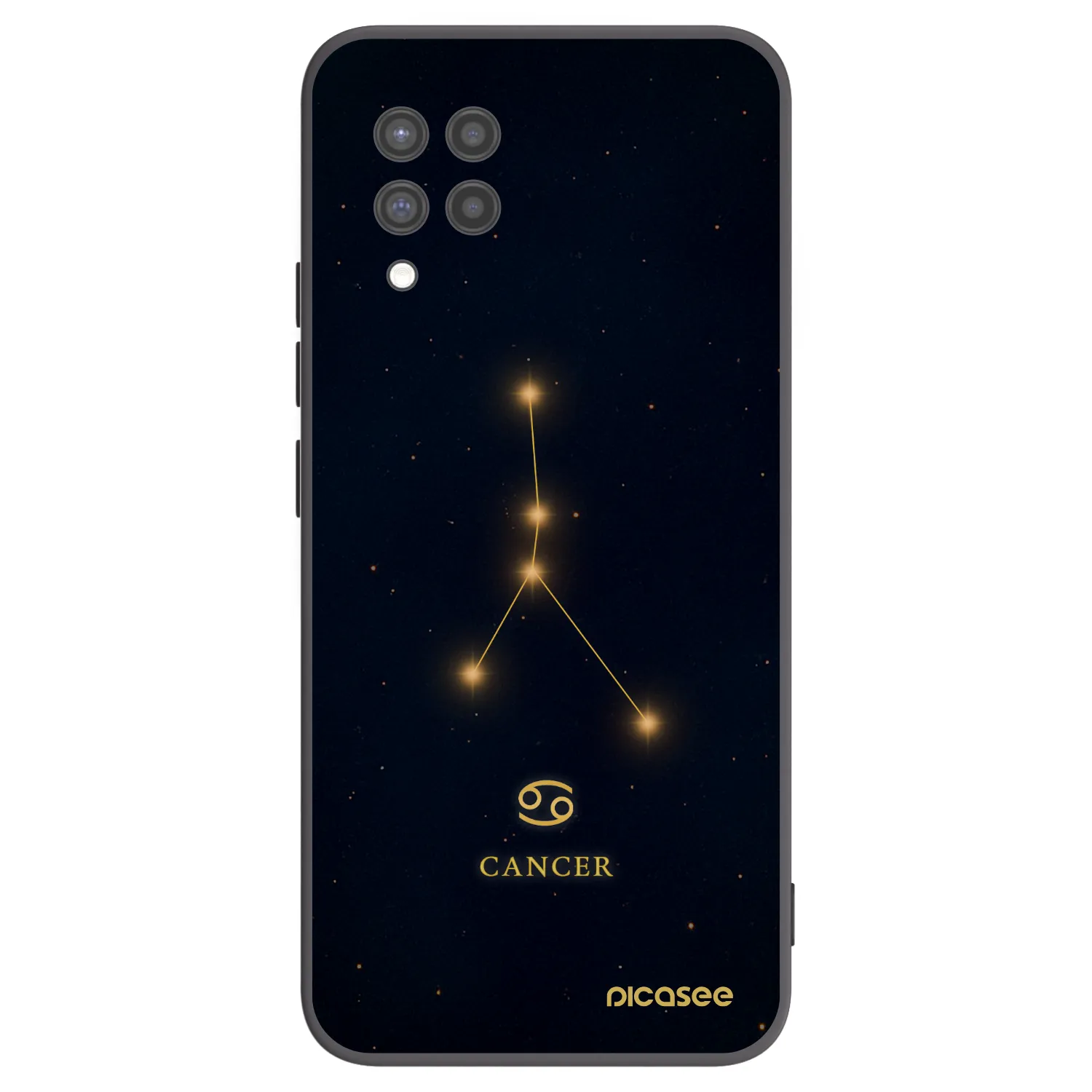 Picasee fekete szilikon tok az alábbi mobiltelefonokra Samsung Galaxy A42 A426B - CANCER
