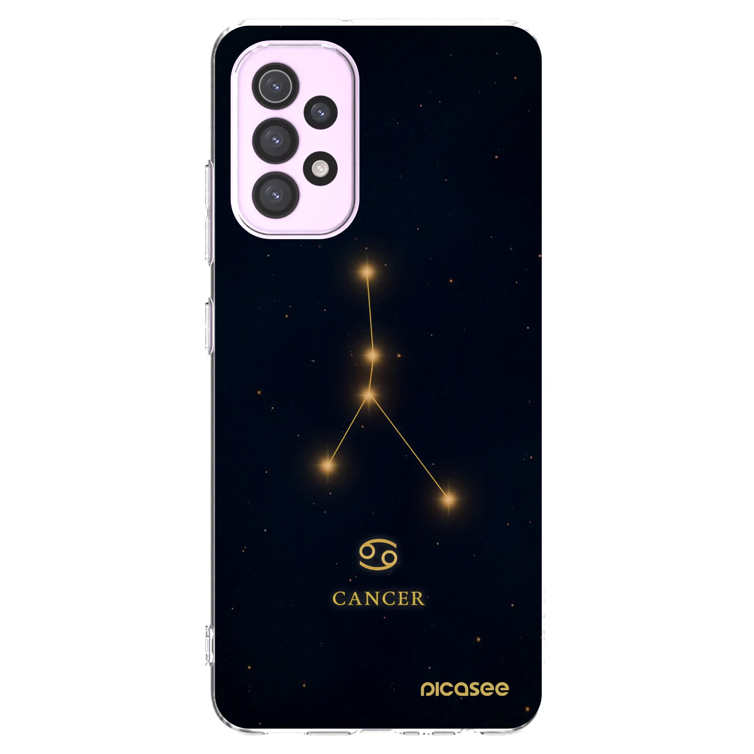Picasee átlátszó szilikon tok az alábbi mobiltelefonokra Samsung Galaxy A32 5G A326B - CANCER