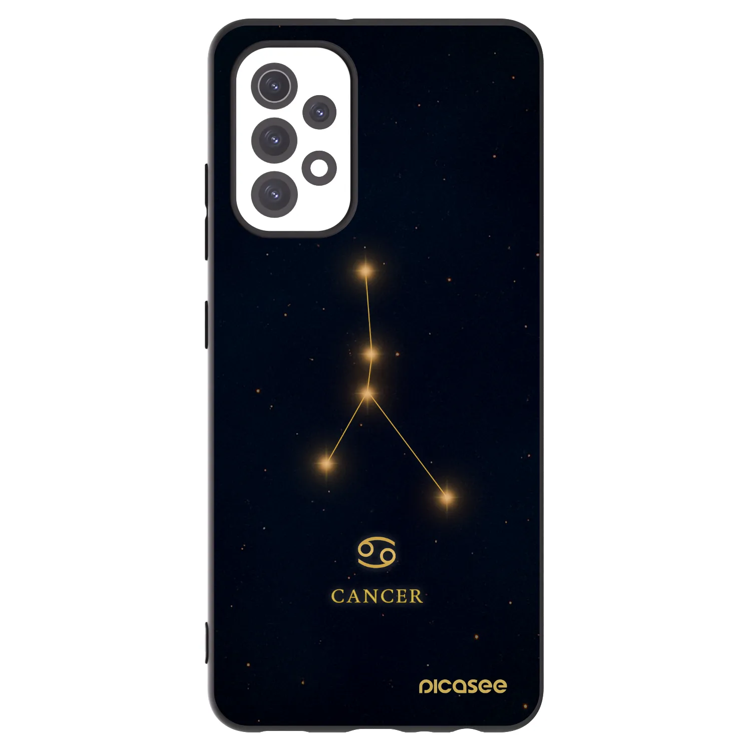 Picasee fekete szilikon tok az alábbi mobiltelefonokra Samsung Galaxy A32 5G A326B - CANCER