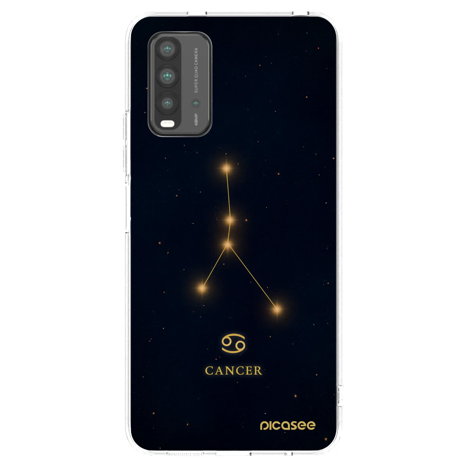 Picasee átlátszó szilikon tok az alábbi mobiltelefonokra Xiaomi Redmi 9T - CANCER