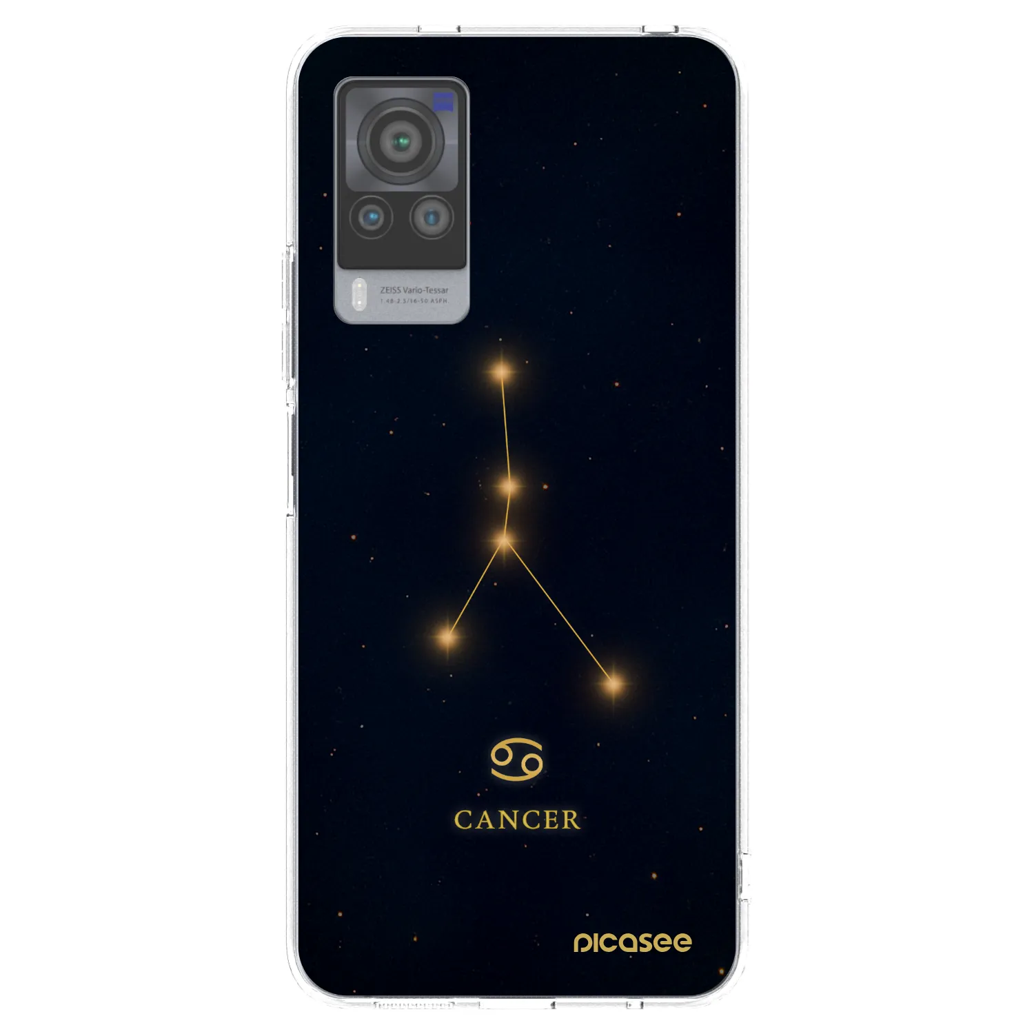 Picasee átlátszó szilikon tok az alábbi mobiltelefonokra Vivo X60 Pro 5G - CANCER