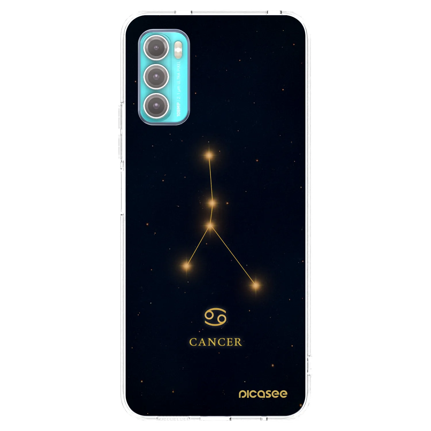 Picasee átlátszó szilikon tok az alábbi mobiltelefonokra Motorola Moto G60 - CANCER